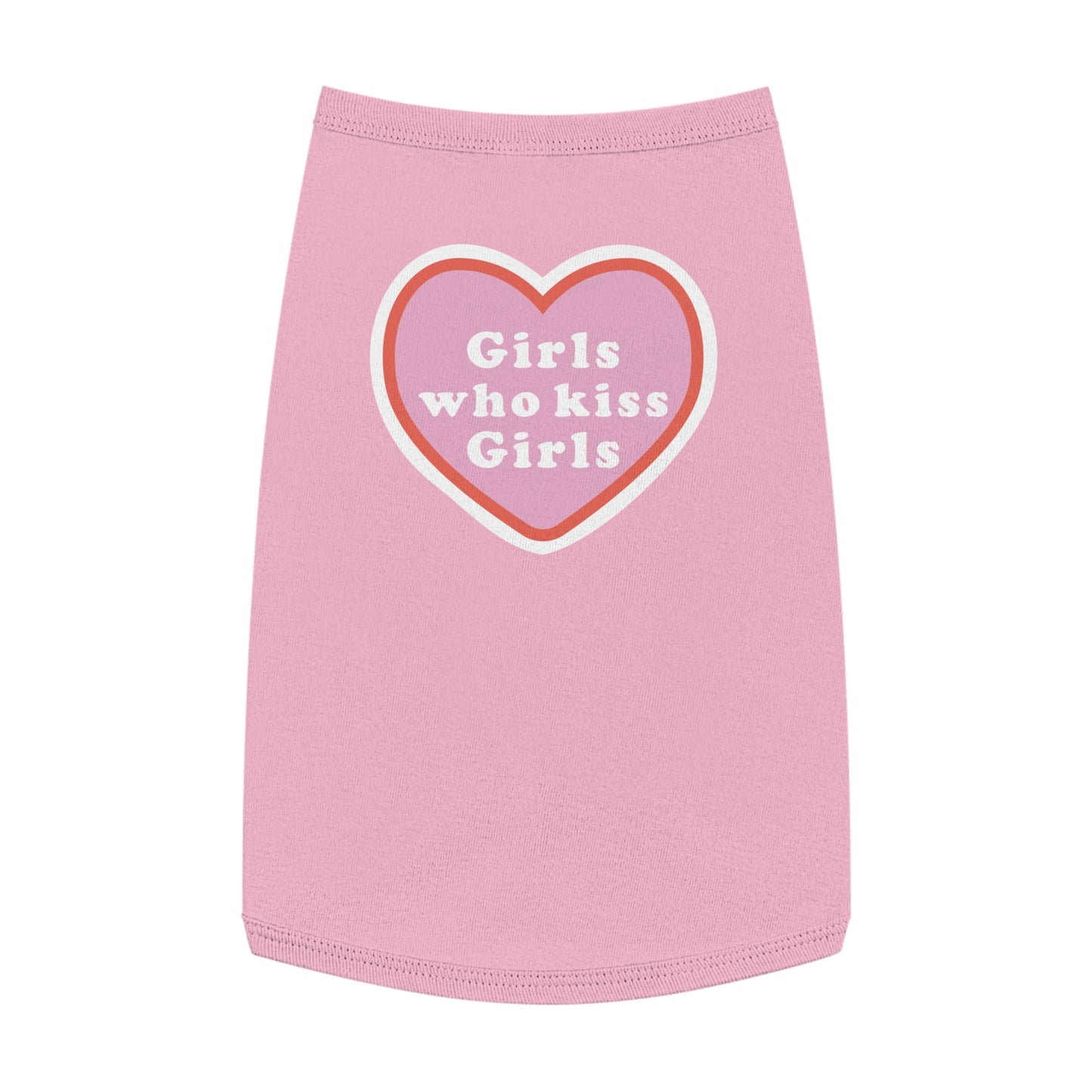 Girls who Kiss Girls Pride Pet Tank Top