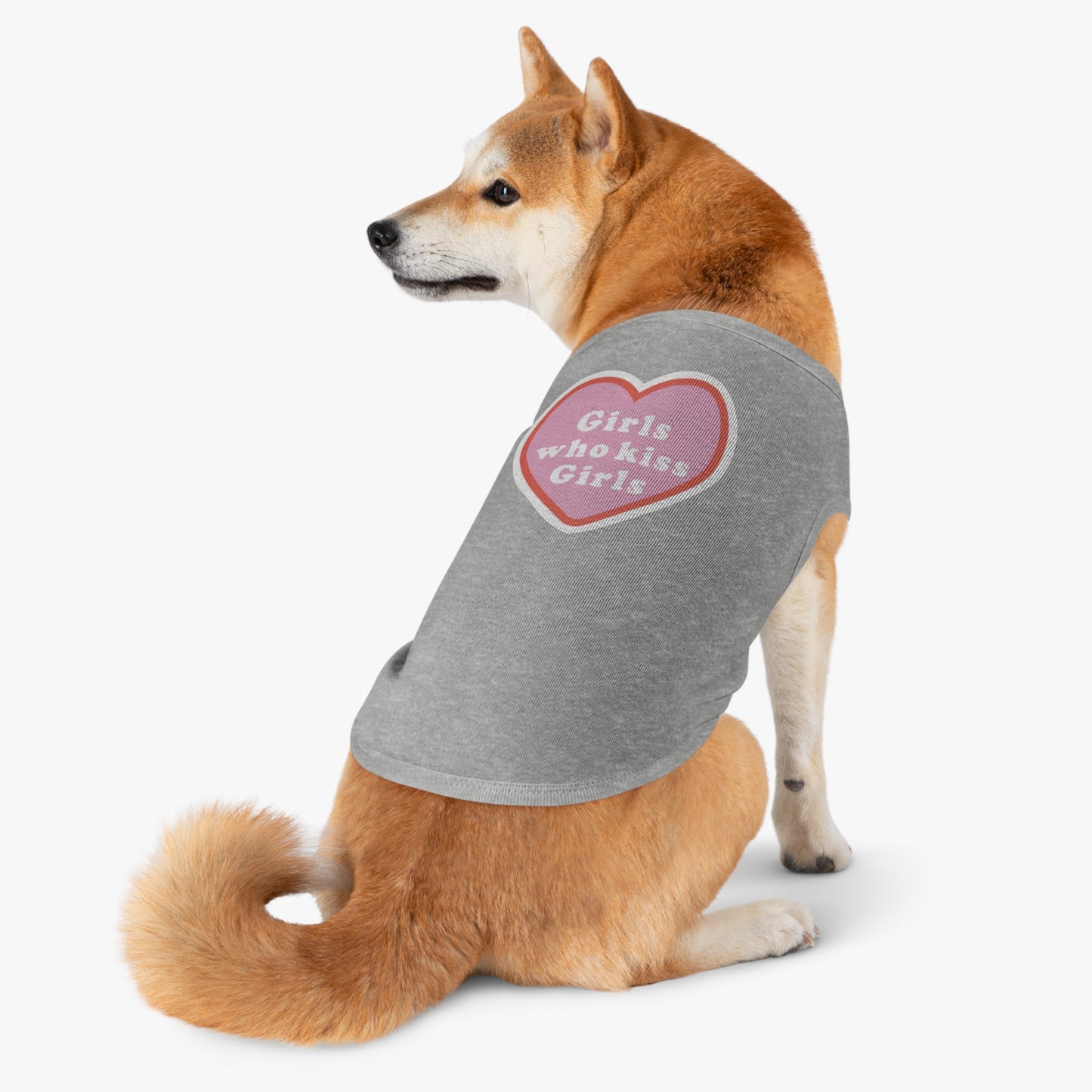 Girls who Kiss Girls Pride Pet Tank Top