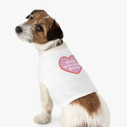 Girls who Kiss Girls Pride Pet Tank Top