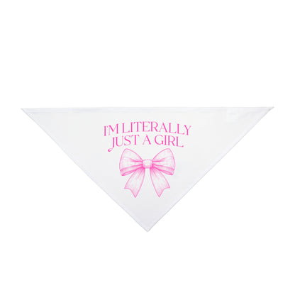 I'm literally just a girl, Coquette Bandana