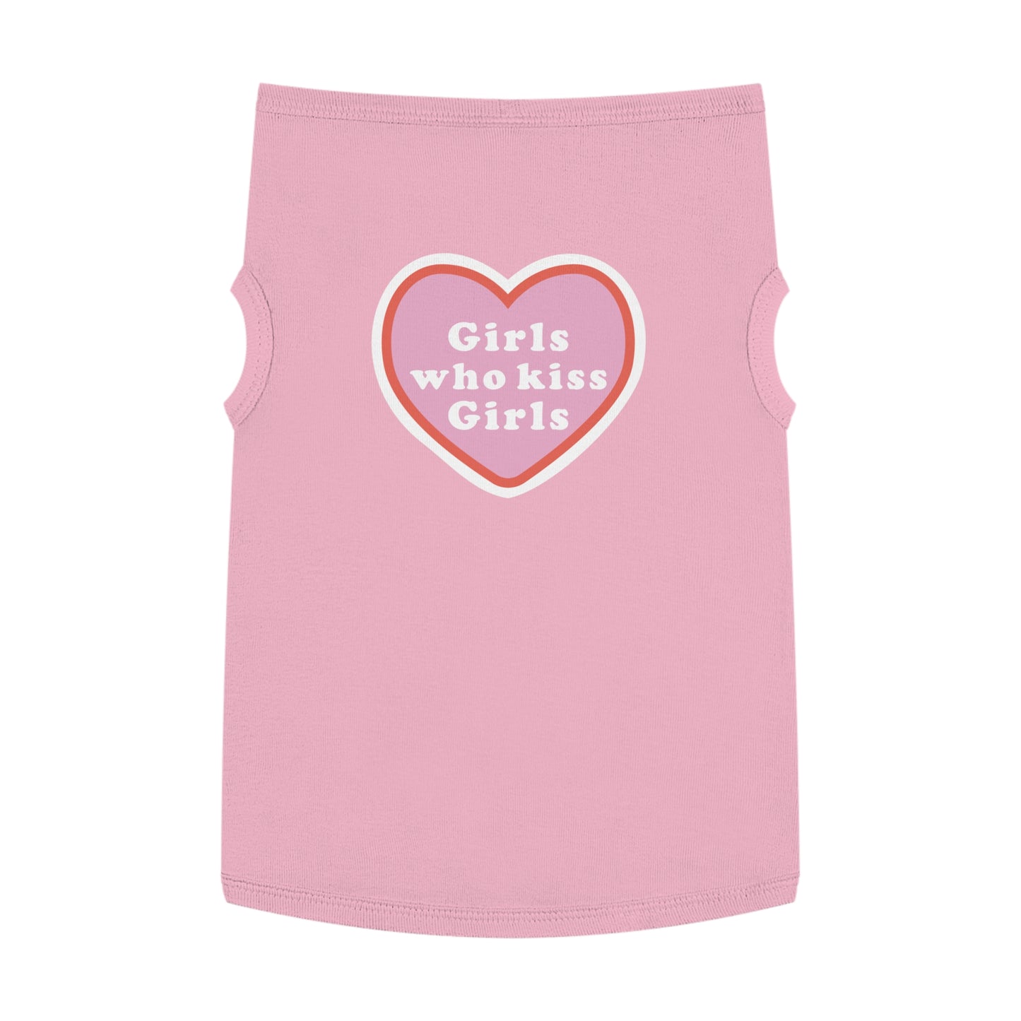 Girls who Kiss Girls Pride Pet Tank Top