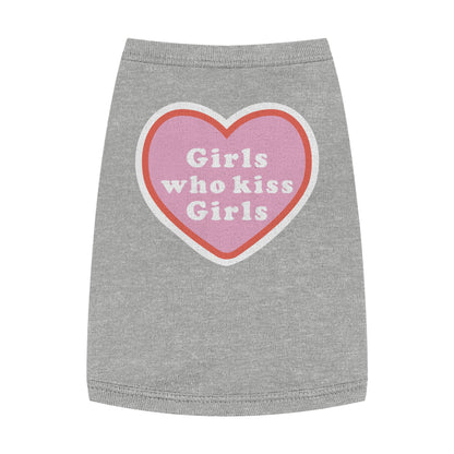Girls who Kiss Girls Pride Pet Tank Top