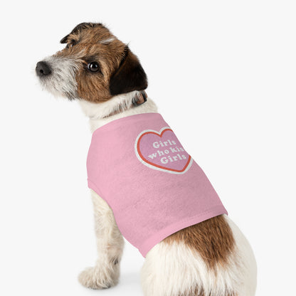 Girls who Kiss Girls Pride Pet Tank Top