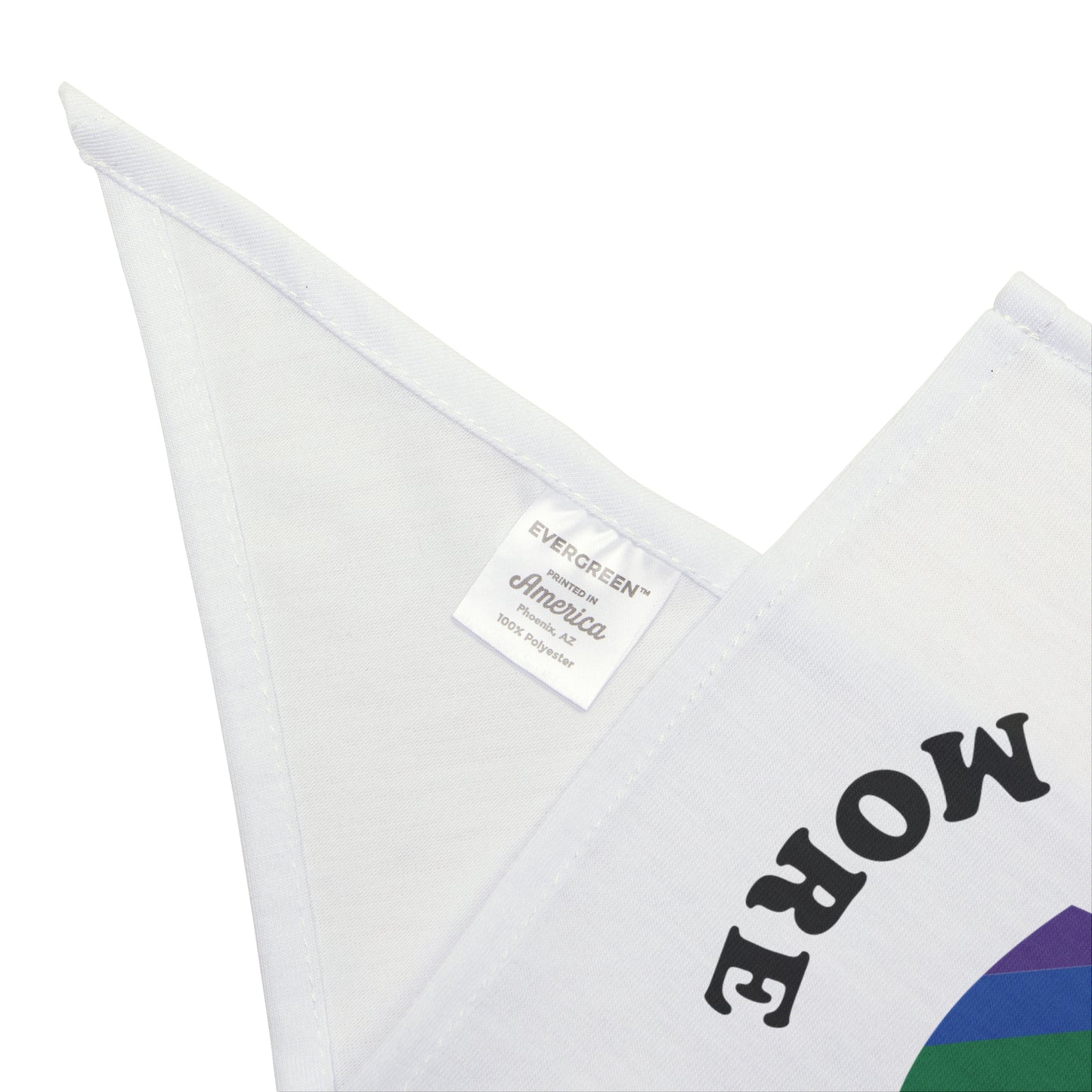 Hate Less Love More, Pride Month Dog Bandana