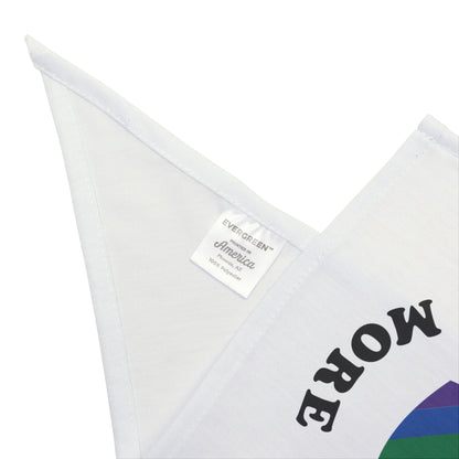 Hate Less Love More, Pride Month Dog Bandana
