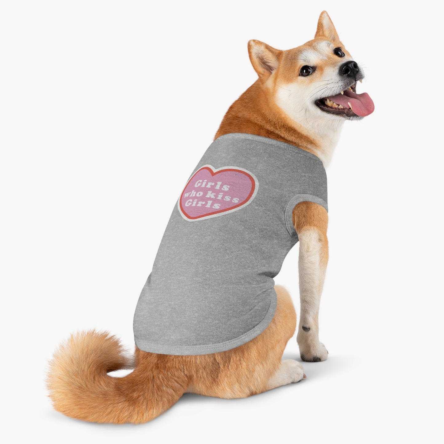 Girls who Kiss Girls Pride Pet Tank Top