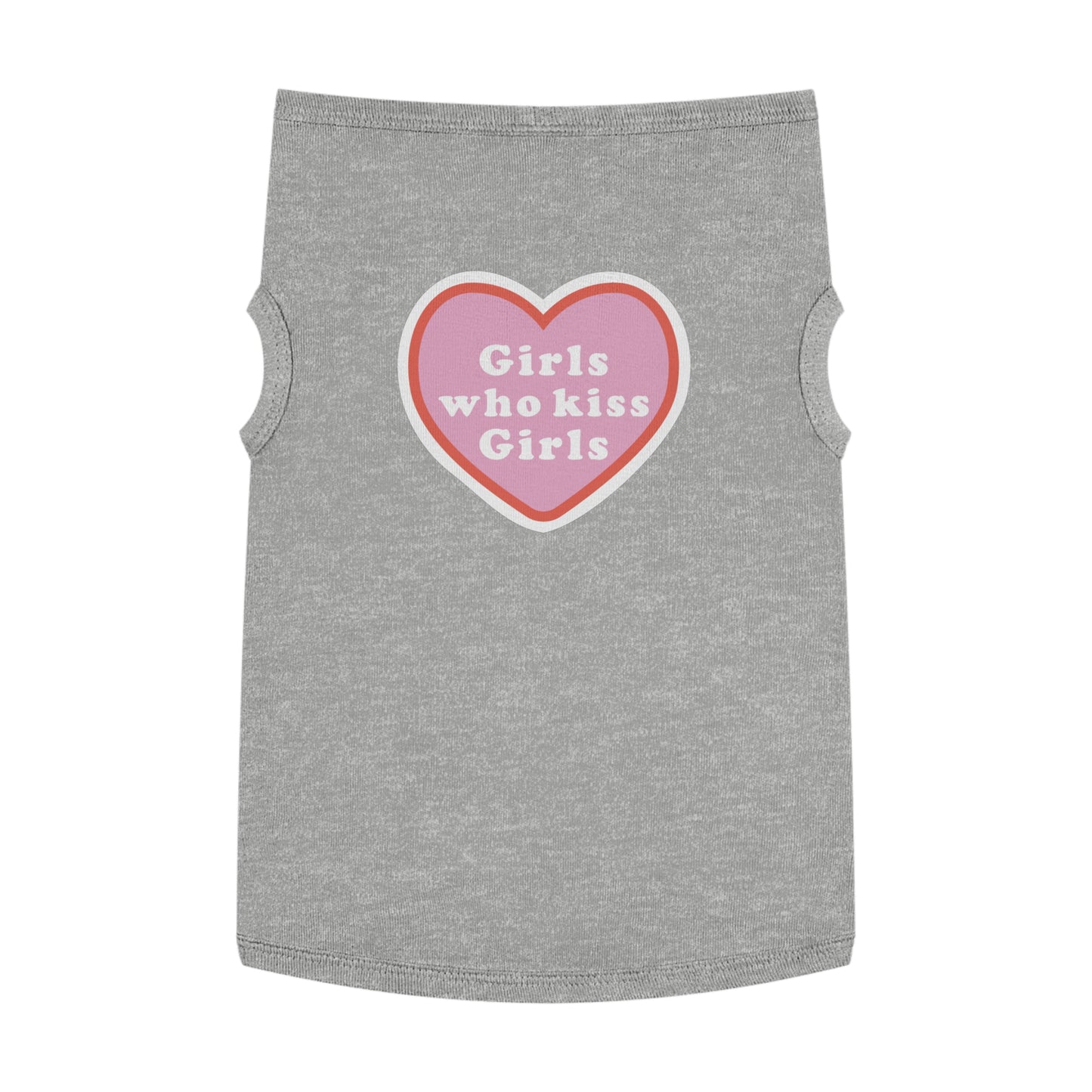 Girls who Kiss Girls Pride Pet Tank Top