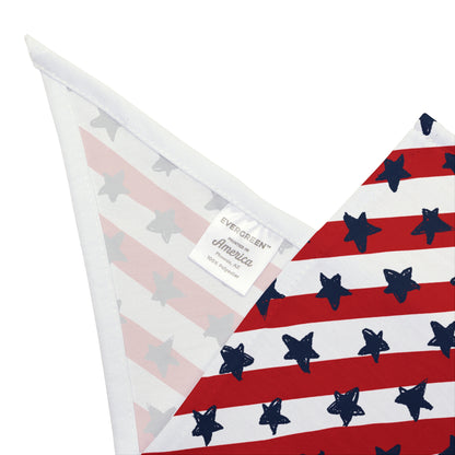 Stars, USA Flag, 4th of July, Patriotic Bandana