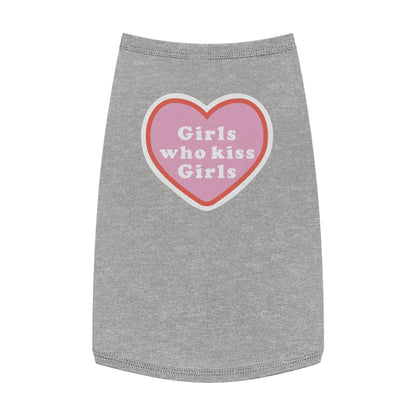 Girls who Kiss Girls Pride Pet Tank Top