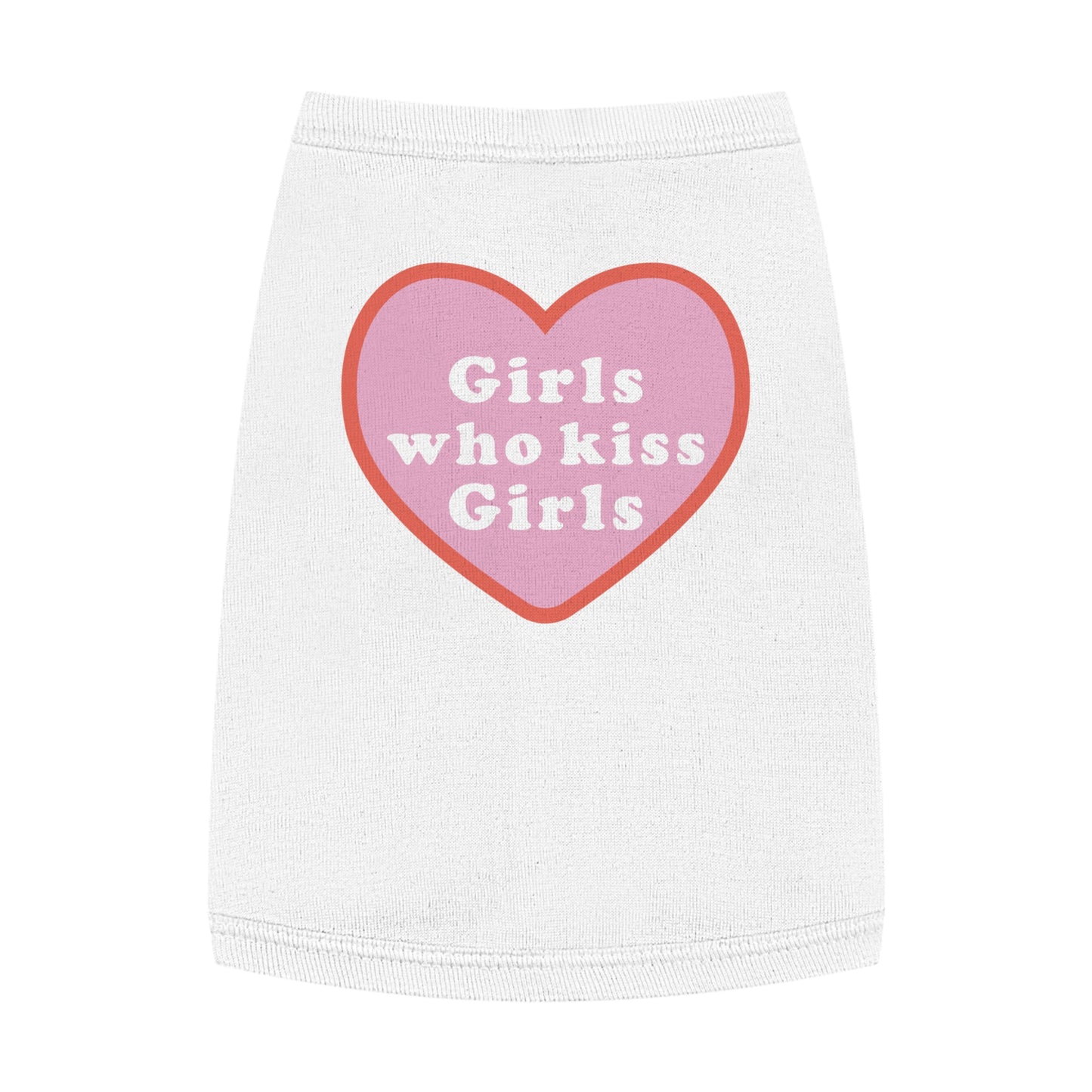 Girls who Kiss Girls Pride Pet Tank Top