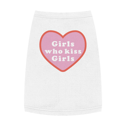 Girls who Kiss Girls Pride Pet Tank Top