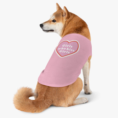 Girls who Kiss Girls Pride Pet Tank Top
