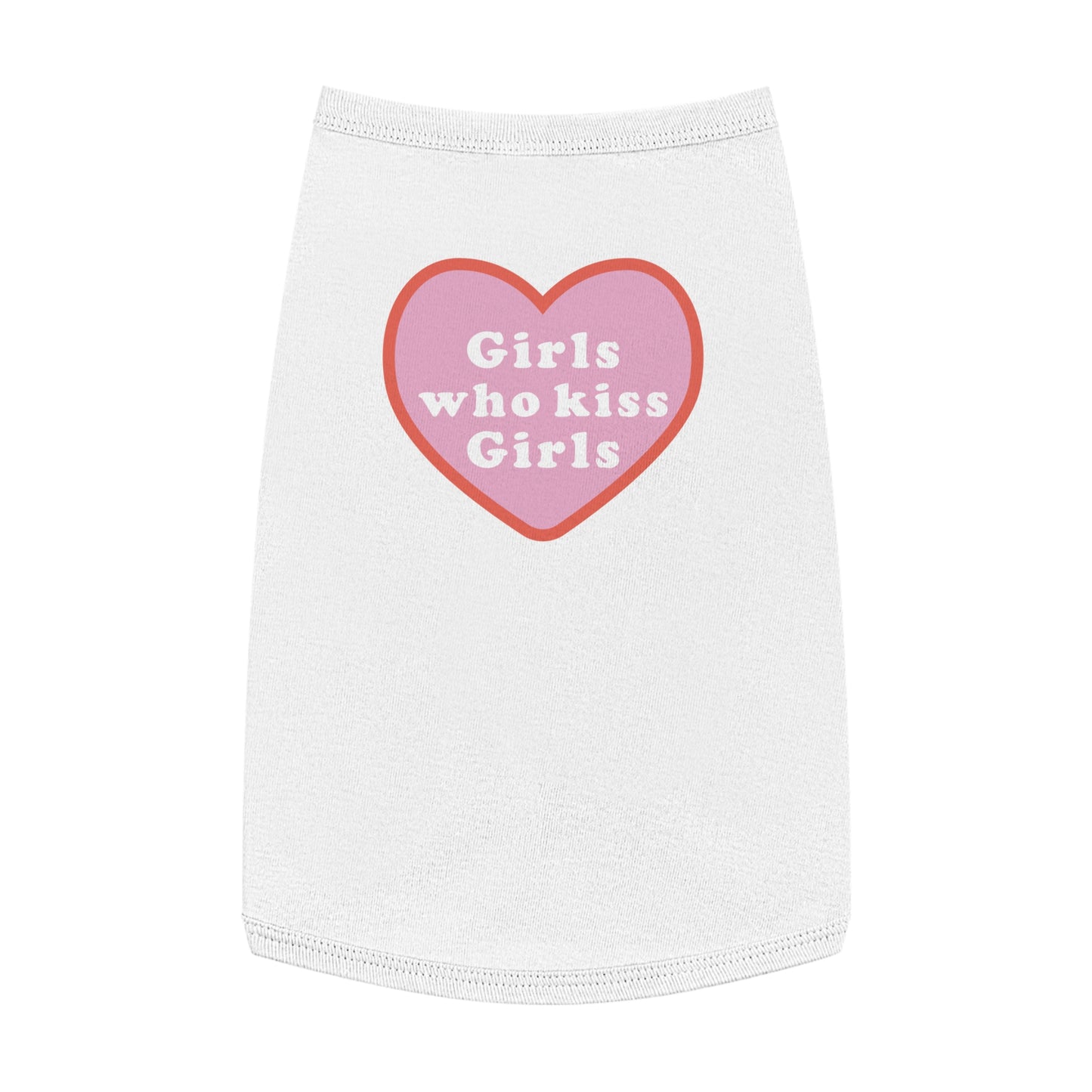 Girls who Kiss Girls Pride Pet Tank Top