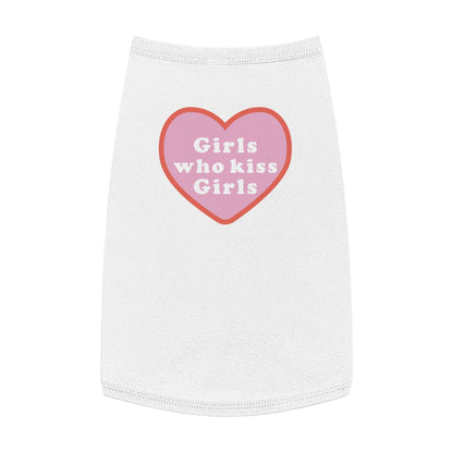 Girls who Kiss Girls Pride Pet Tank Top