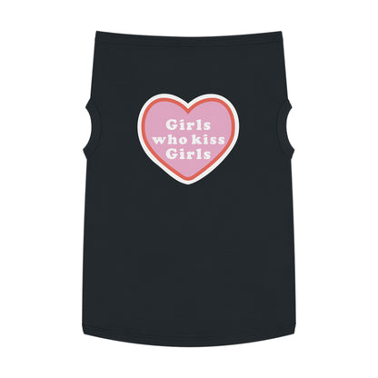 Girls who Kiss Girls Pride Pet Tank Top
