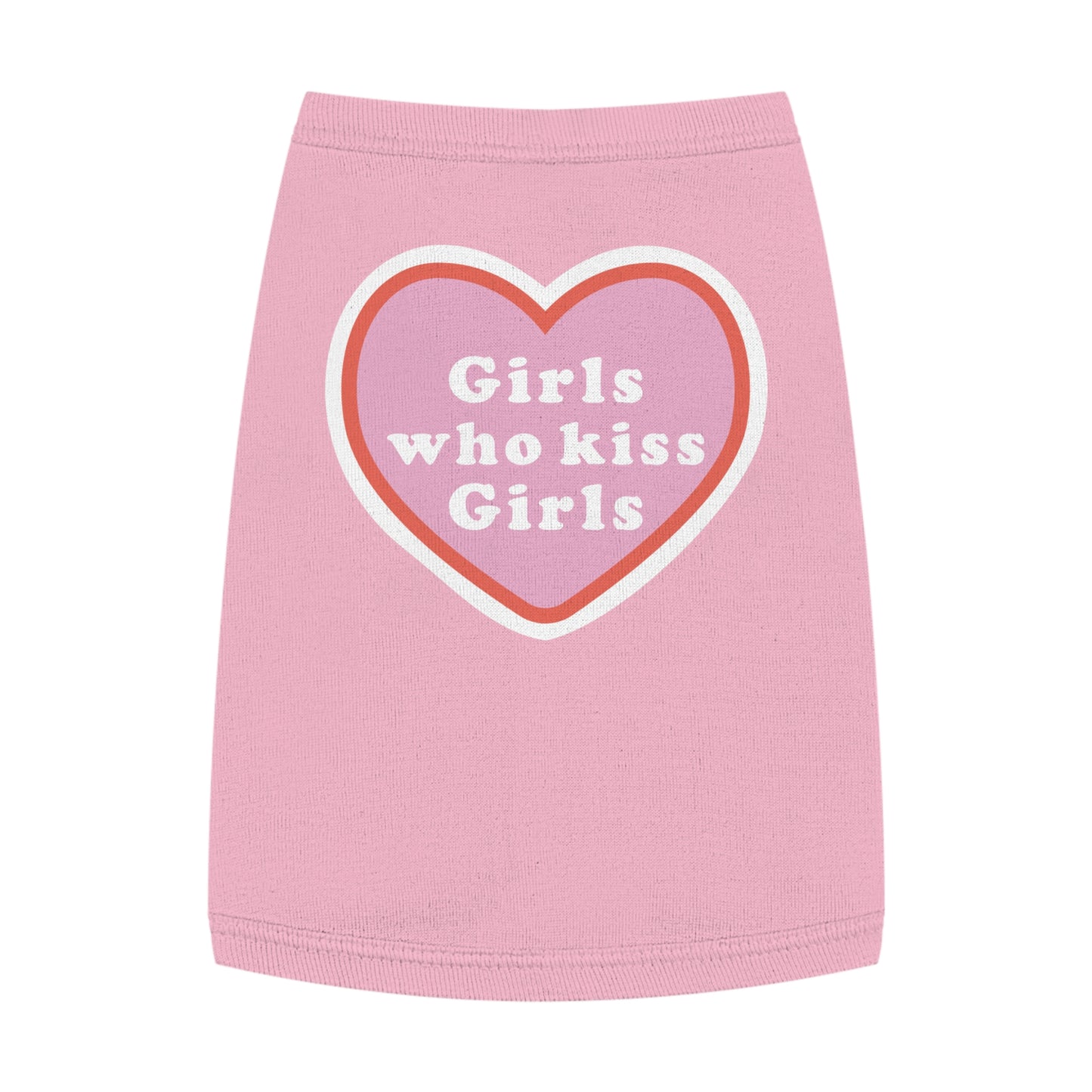 Girls who Kiss Girls Pride Pet Tank Top