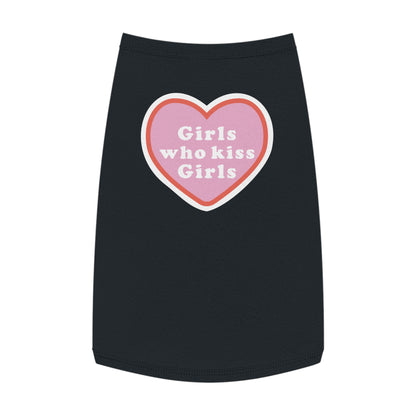 Girls who Kiss Girls Pride Pet Tank Top